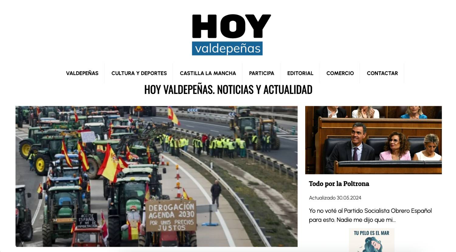 HOY Valdepeñas. Noticias Valdepeñas